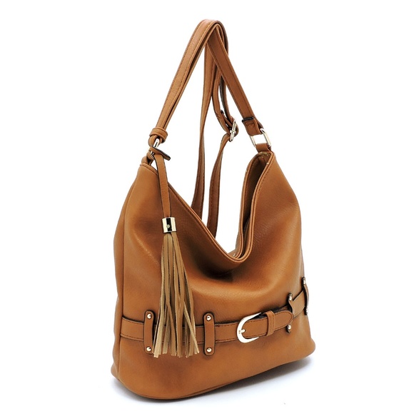 NEW Fashion Belted Bucket Crossbody Bag